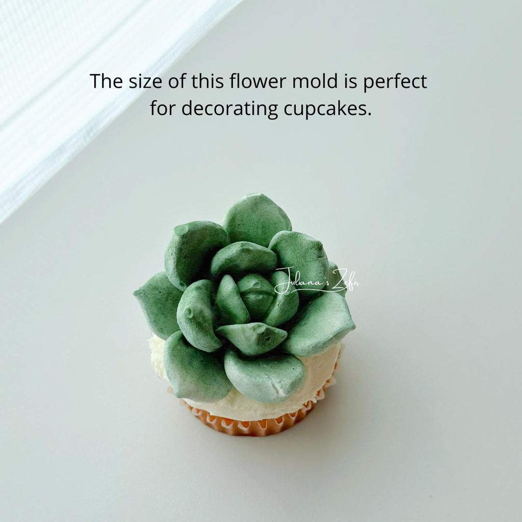 Succulent Silicone Mold | food grade marshmallow zefir decorating tool