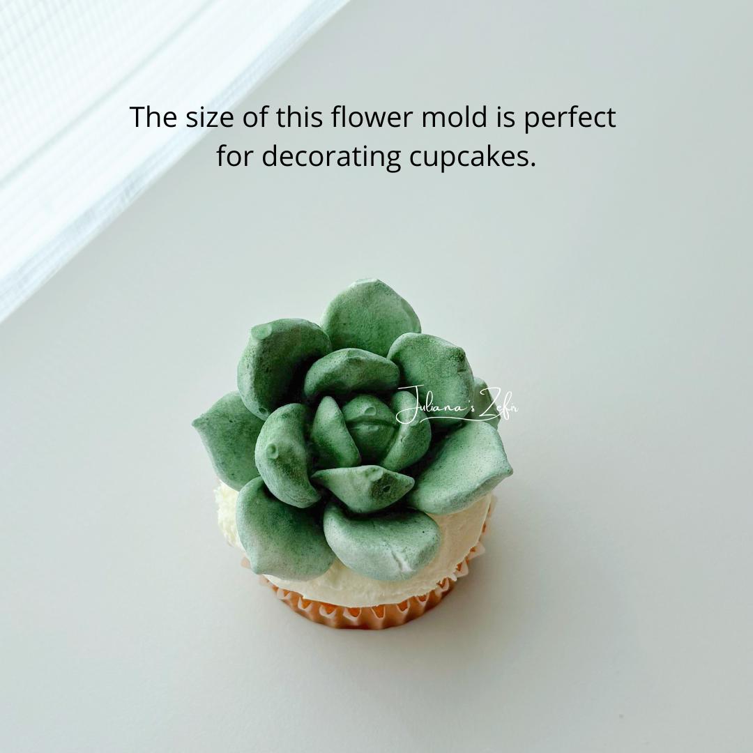 Succulent Silicone Mold | food grade marshmallow zefir decorating tool