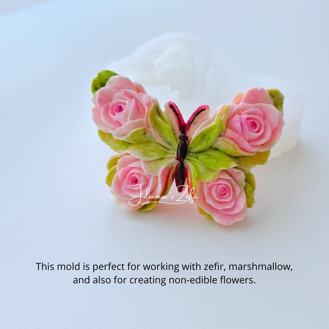 Butterfly Silicone Mold | food grade marshmallow zefir decorating tool