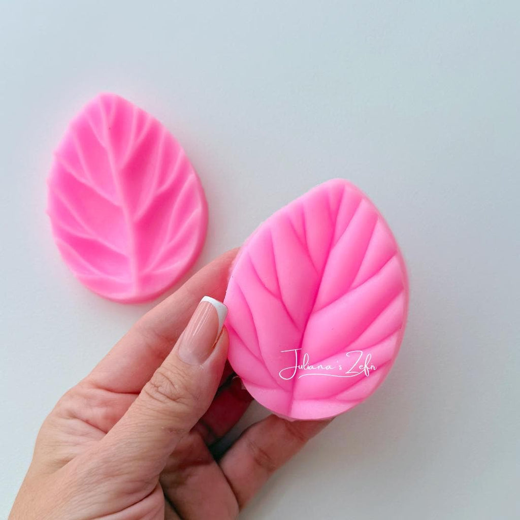 Rose Leaf Silicone Veiner Mold | food grade marshmallow zefir decorating tool
