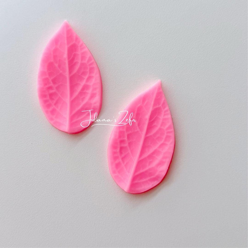 Rose Leaf Silicone Veiner Mold | food grade marshmallow zefir decorating tool