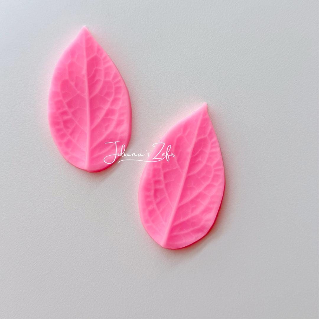 Rose Leaf Silicone Veiner Mold | food grade marshmallow zefir decorating tool