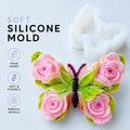 Butterfly Silicone Mold | food grade marshmallow zefir decorating tool