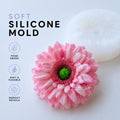 Gerbera Small Silicone Mold | food grade marshmallow zefir decorating tool