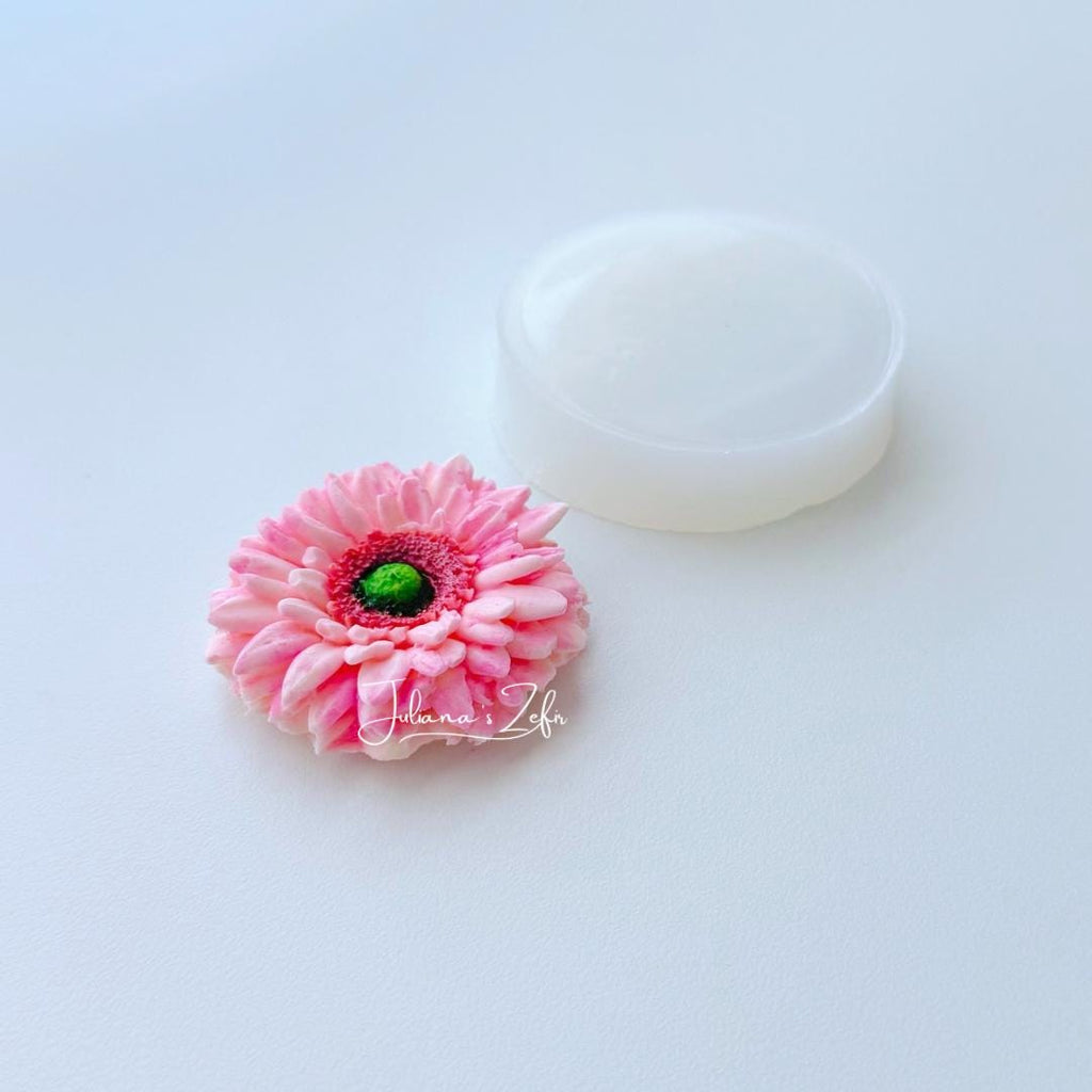 Gerbera Small Silicone Mold | food grade marshmallow zefir decorating tool
