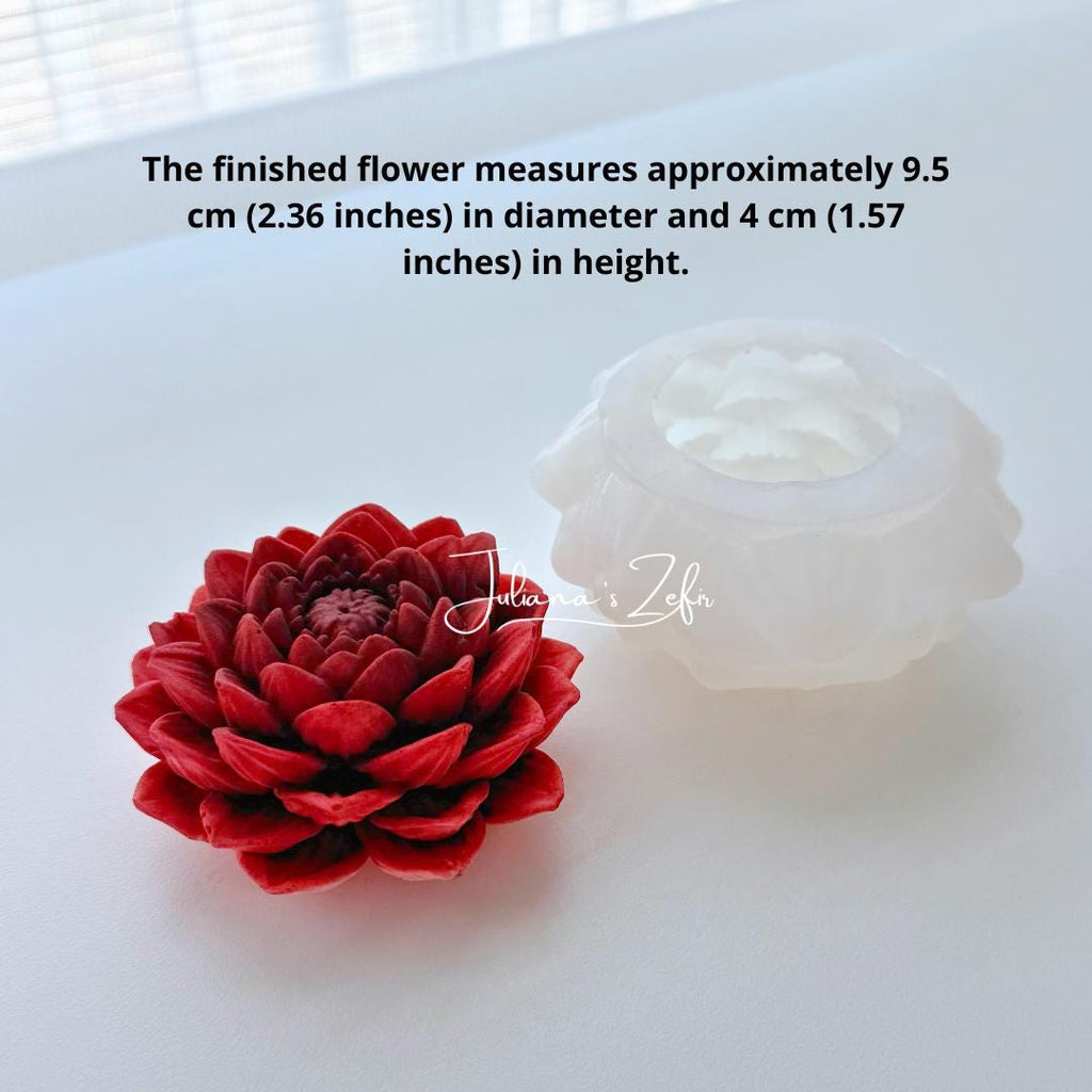 Dahlia Karma Chos Silicone Mold | food grade marshmallow zefir decorating tool