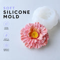 Rose Mojave Silicone Mold | food grade marshmallow zefir decorating tool