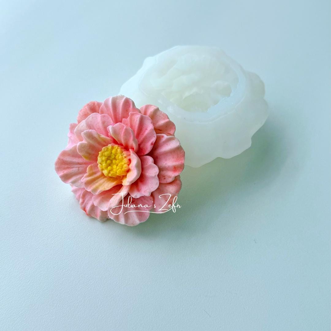 Rose Mojave Silicone Mold | food grade marshmallow zefir decorating tool