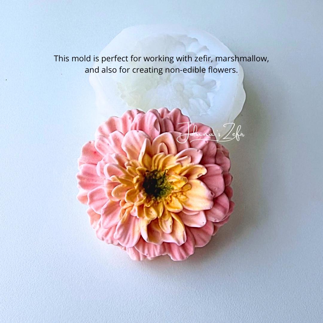 Chrysanthemum Rosetta Silicone Mold | food grade marshmallow zefir decorating tool
