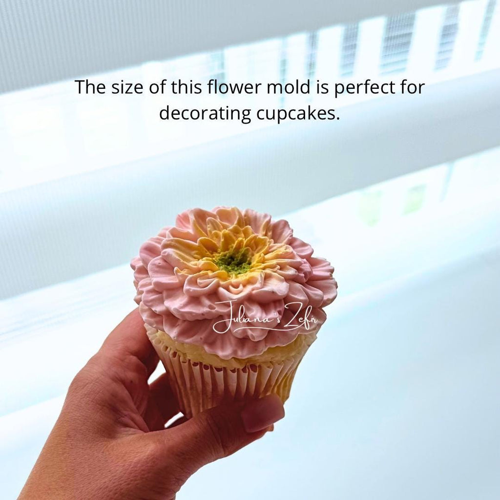 Chrysanthemum Rosetta Silicone Mold | food grade marshmallow zefir decorating tool