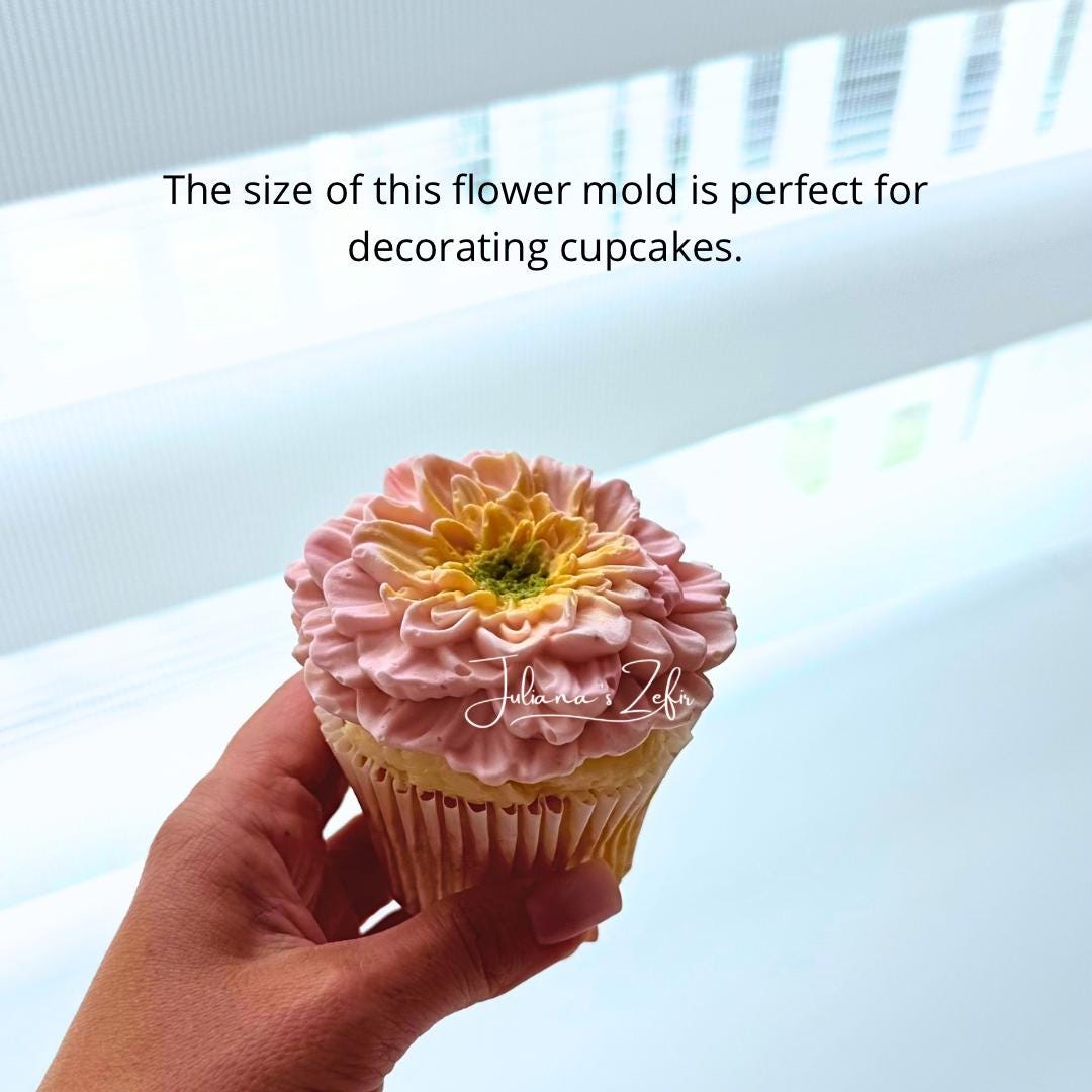 Chrysanthemum Rosetta Silicone Mold | food grade marshmallow zefir decorating tool