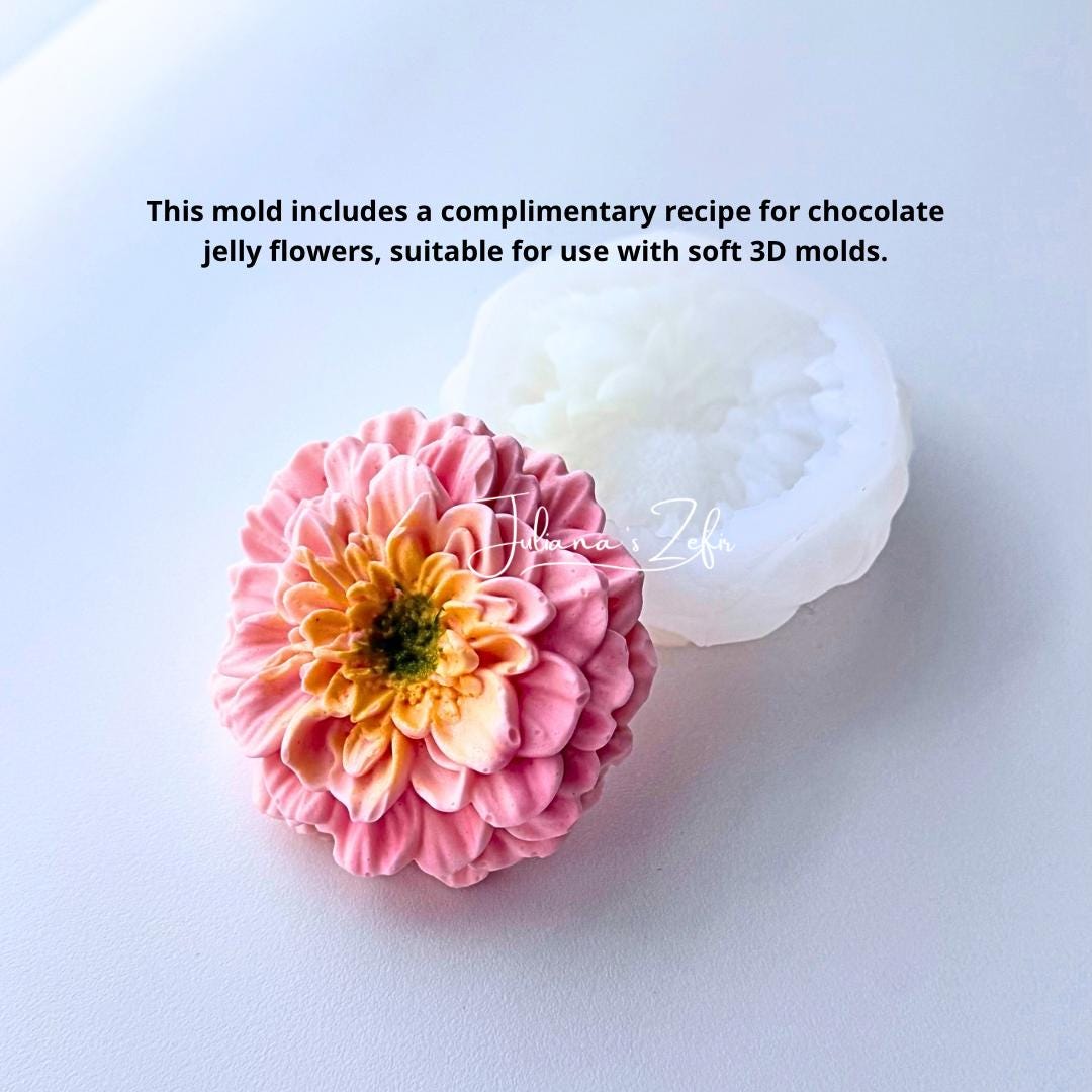 Chrysanthemum Rosetta Silicone Mold | food grade marshmallow zefir decorating tool
