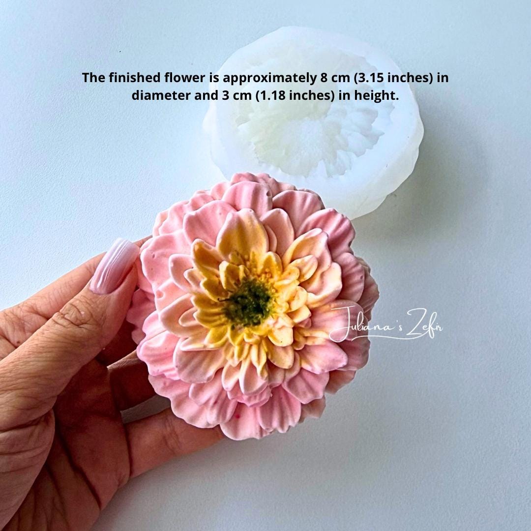 Chrysanthemum Rosetta Silicone Mold | food grade marshmallow zefir decorating tool