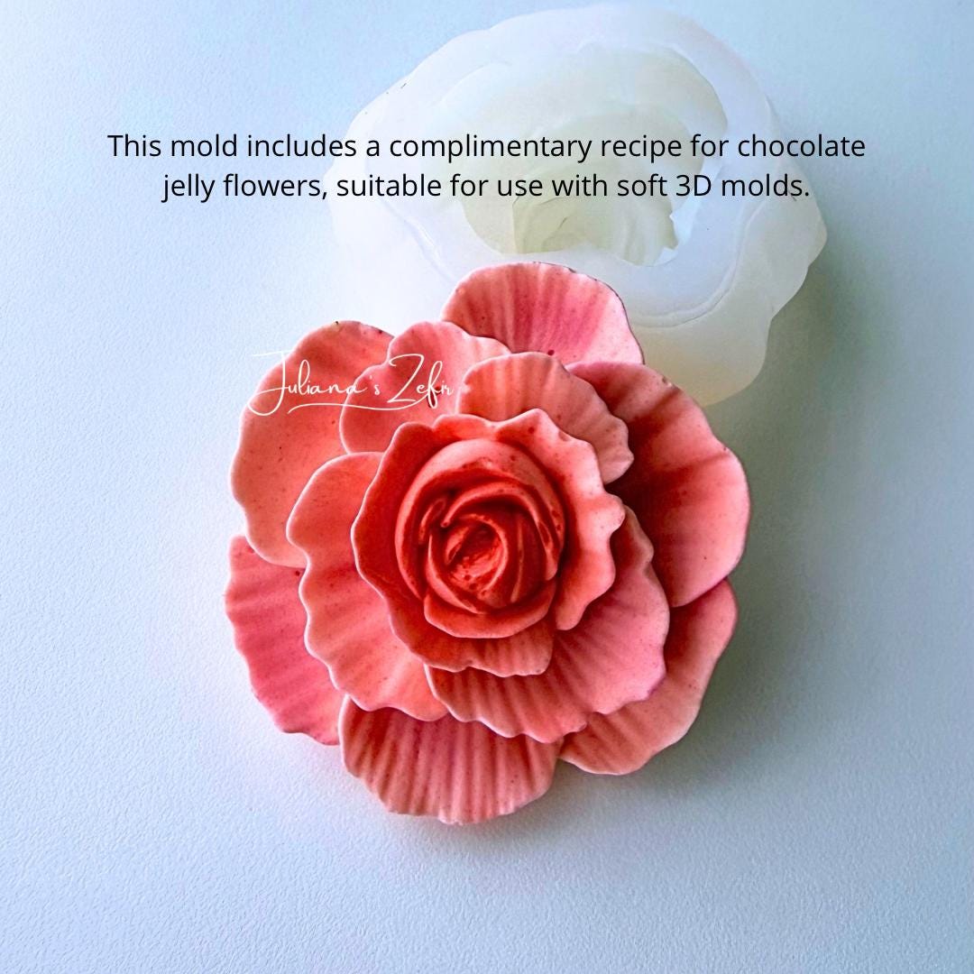 Rose Koko Loko Silicone Mold | food grade marshmallow zefir decorating tool
