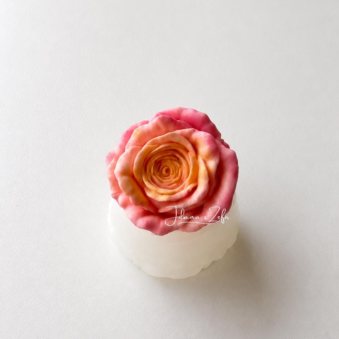 Rose Elle soft Silicone Mold | food grade marshmallow zefir decorating tool