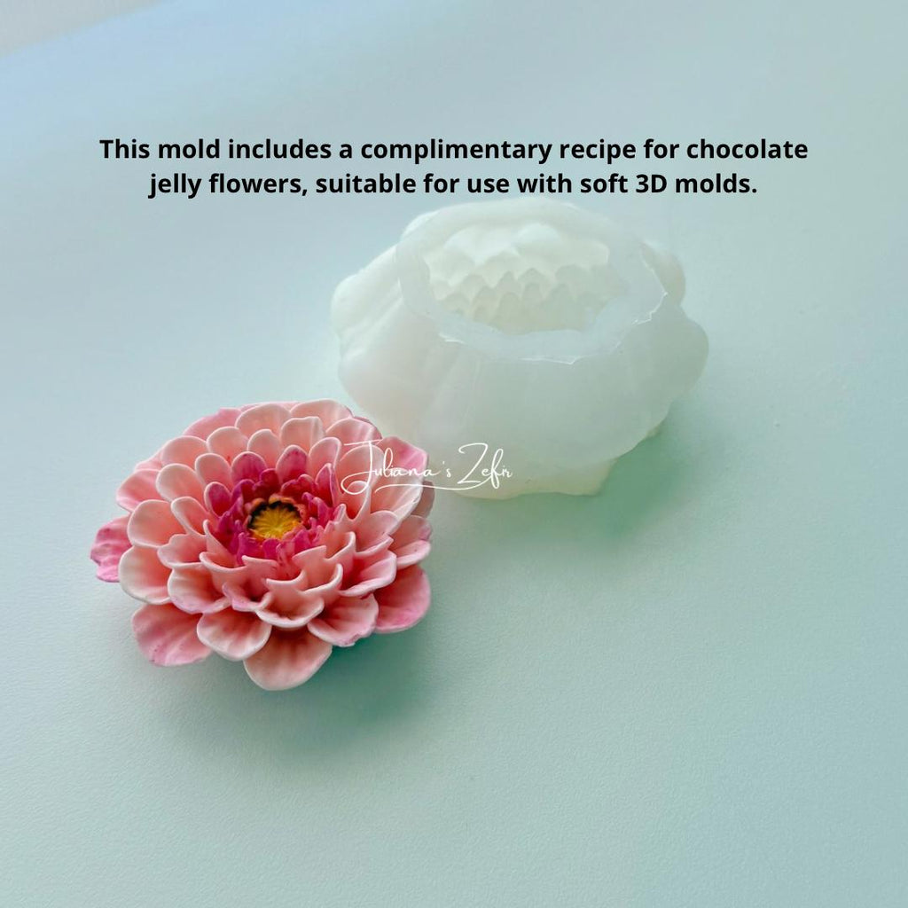 Chrysanthemum Mei-Kyo Soft Silicone Mold | food grade marshmallow zefir decorating tool