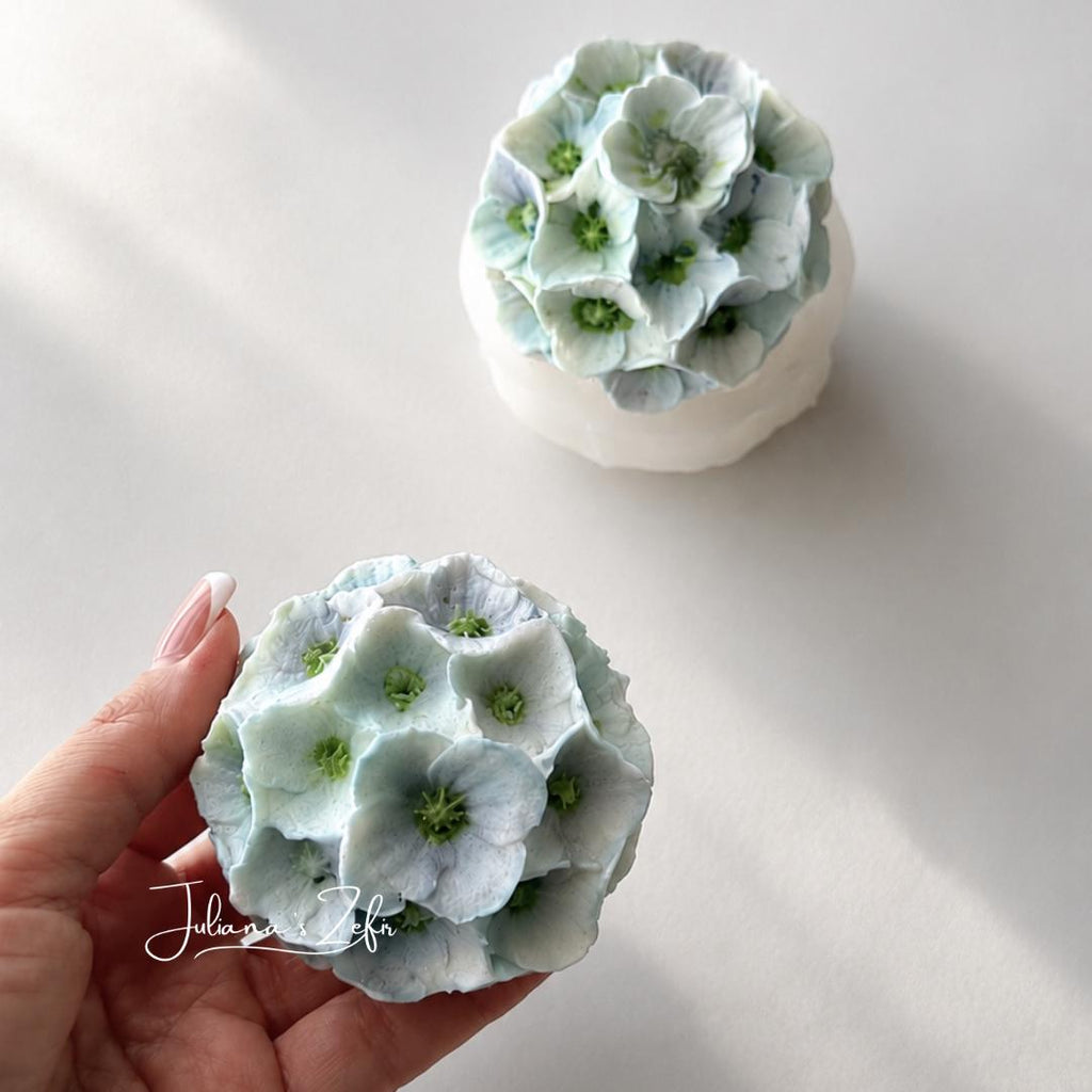 Hydrangea Ball Soft Silicone Mold | food grade marshmallow zefir decorating tool