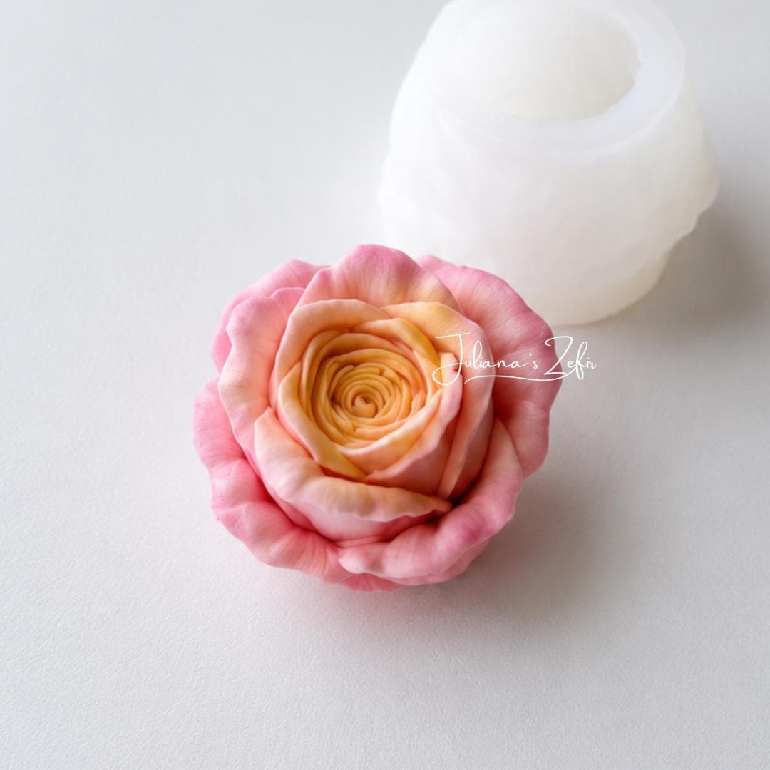 Rose Elle soft Silicone Mold | food grade marshmallow zefir decorating tool