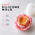 Rose Elle soft Silicone Mold | food grade marshmallow zefir decorating tool