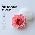 Chrysanthemum Mei-Kyo Soft Silicone Mold | food grade marshmallow zefir decorating tool