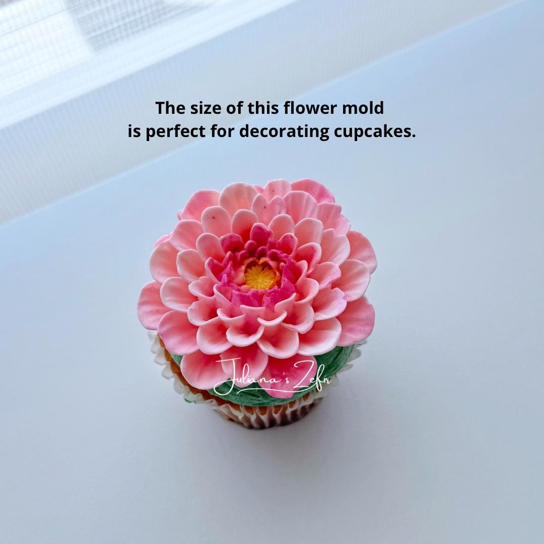 Chrysanthemum Mei-Kyo Soft Silicone Mold | food grade marshmallow zefir decorating tool