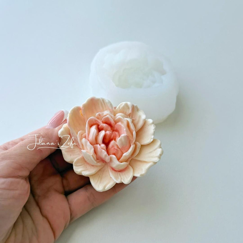 Carnation Heart Soft Silicone Mold | food grade marshmallow zefir decorating tool