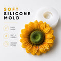 Sunflower Silicone Mold | food grade marshmallow zefir decorating tool