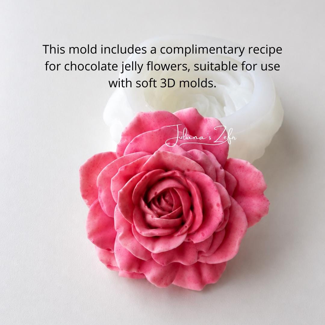 Rose Perfume Factory Silicone Mold | food grade marshmallow zefir decorating tool