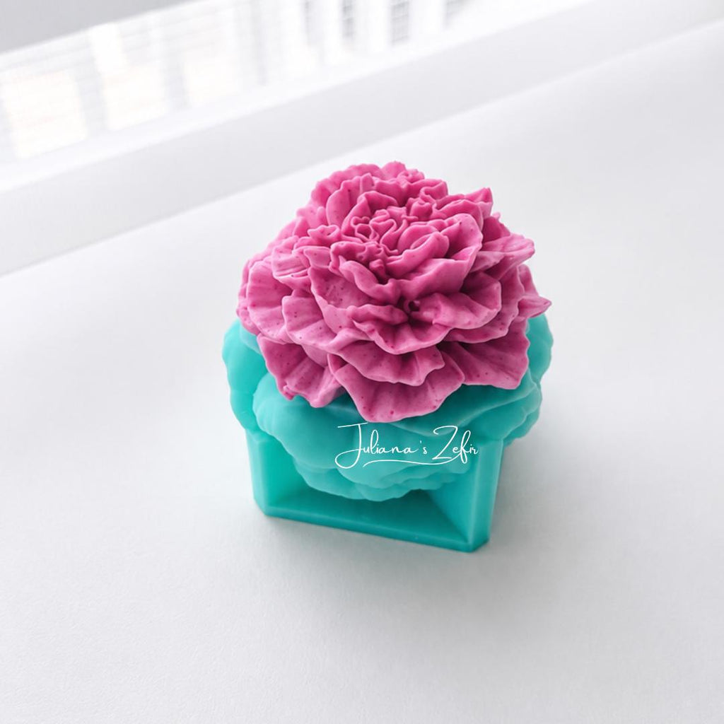 XL Carnation Soft Silicone Mold | food grade marshmallow zefir decorating tool