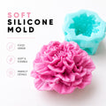 XL Carnation Soft Silicone Mold | food grade marshmallow zefir decorating tool