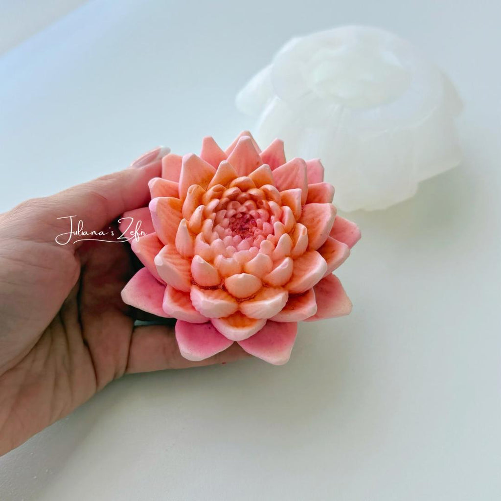 Dahlia Gerrie Hoek Silicone Mold | food grade marshmallow zefir decorating tool