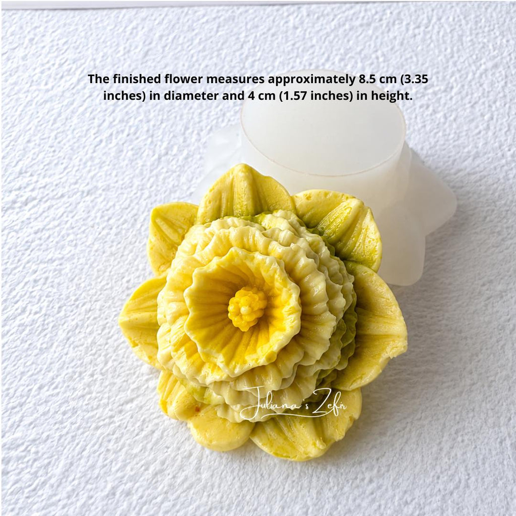 XL Narcissus Silicone Mold | food grade marshmallow zefir decorating tool