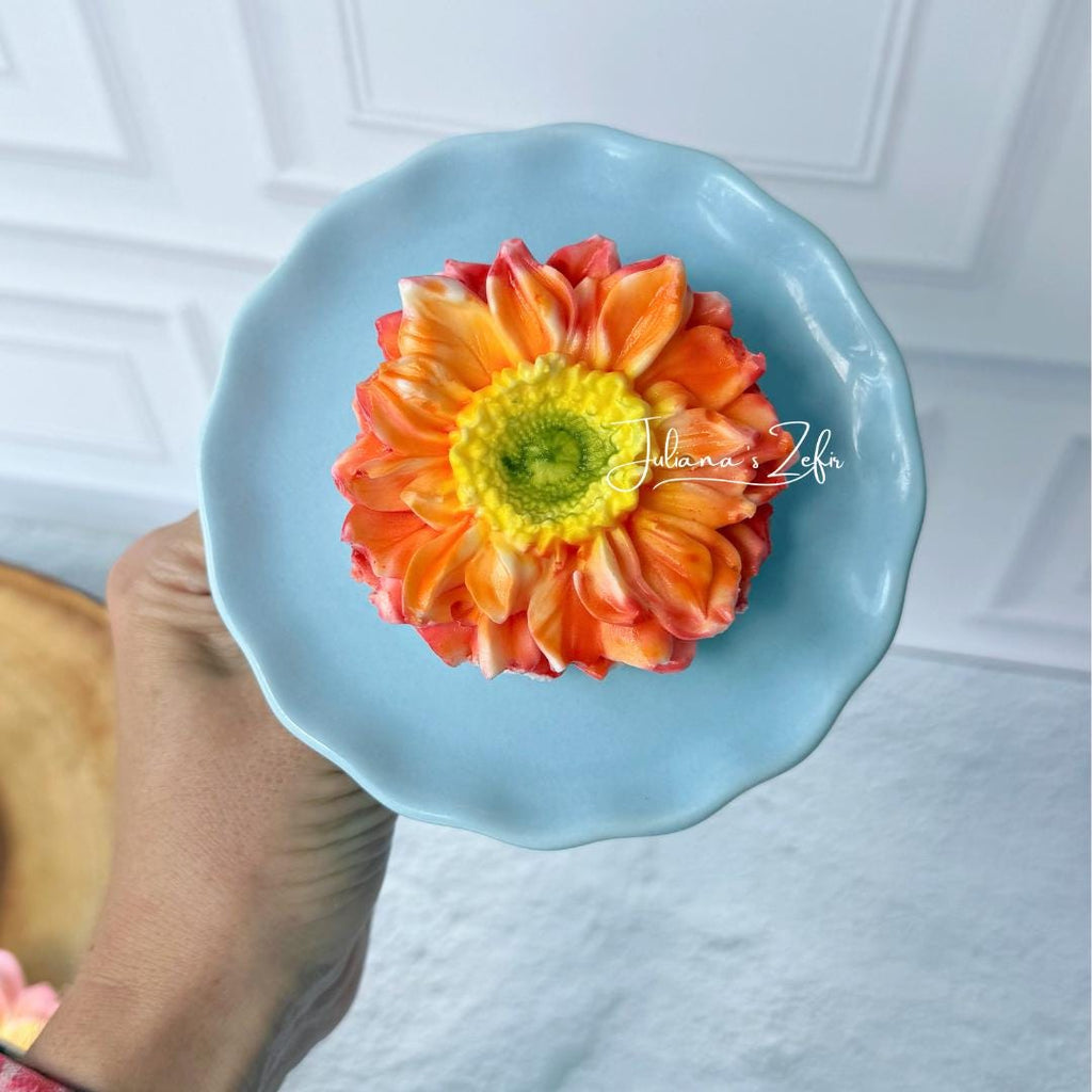 Gerbera Silicone Mold | food grade marshmallow zefir decorating tool