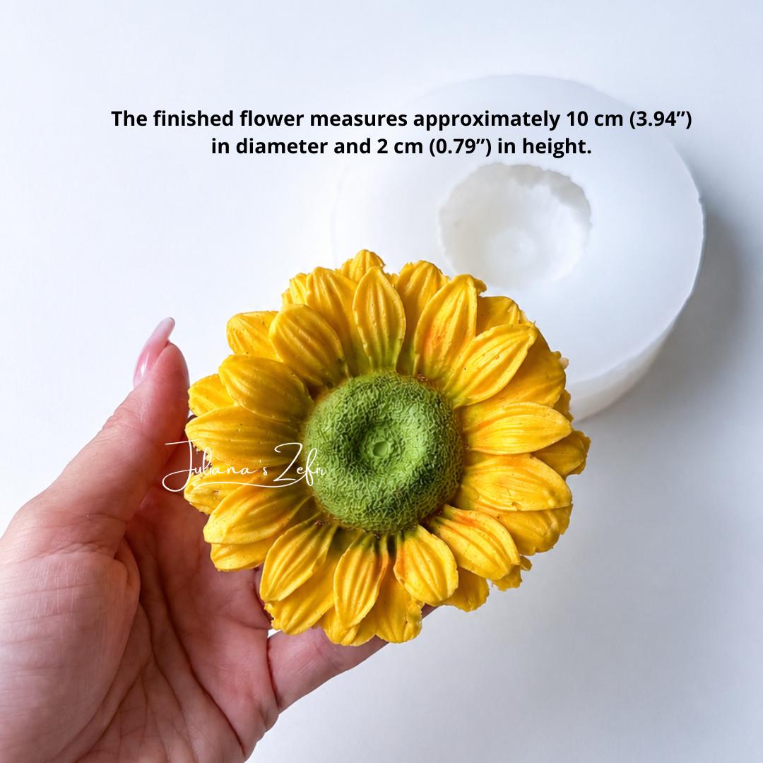 Sunflower Silicone Mold | food grade marshmallow zefir decorating tool