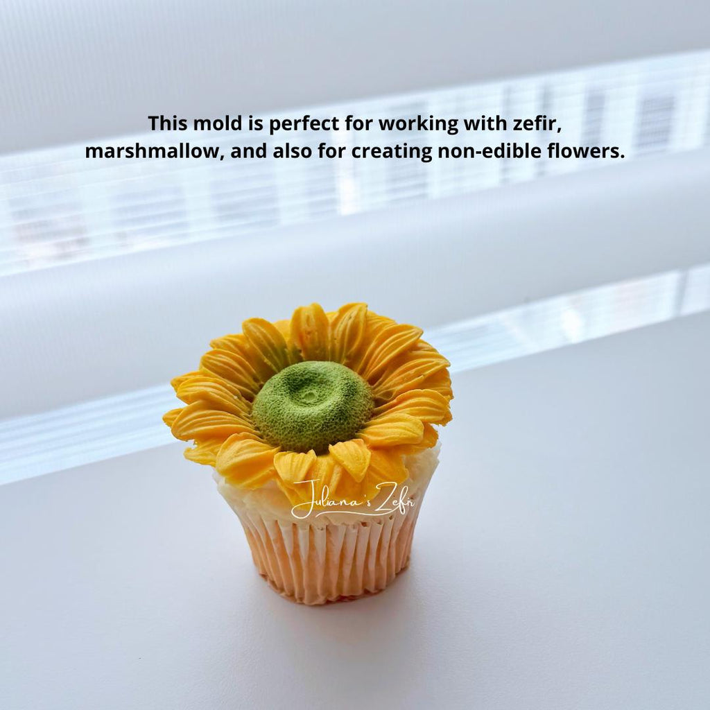 Sunflower Silicone Mold | food grade marshmallow zefir decorating tool