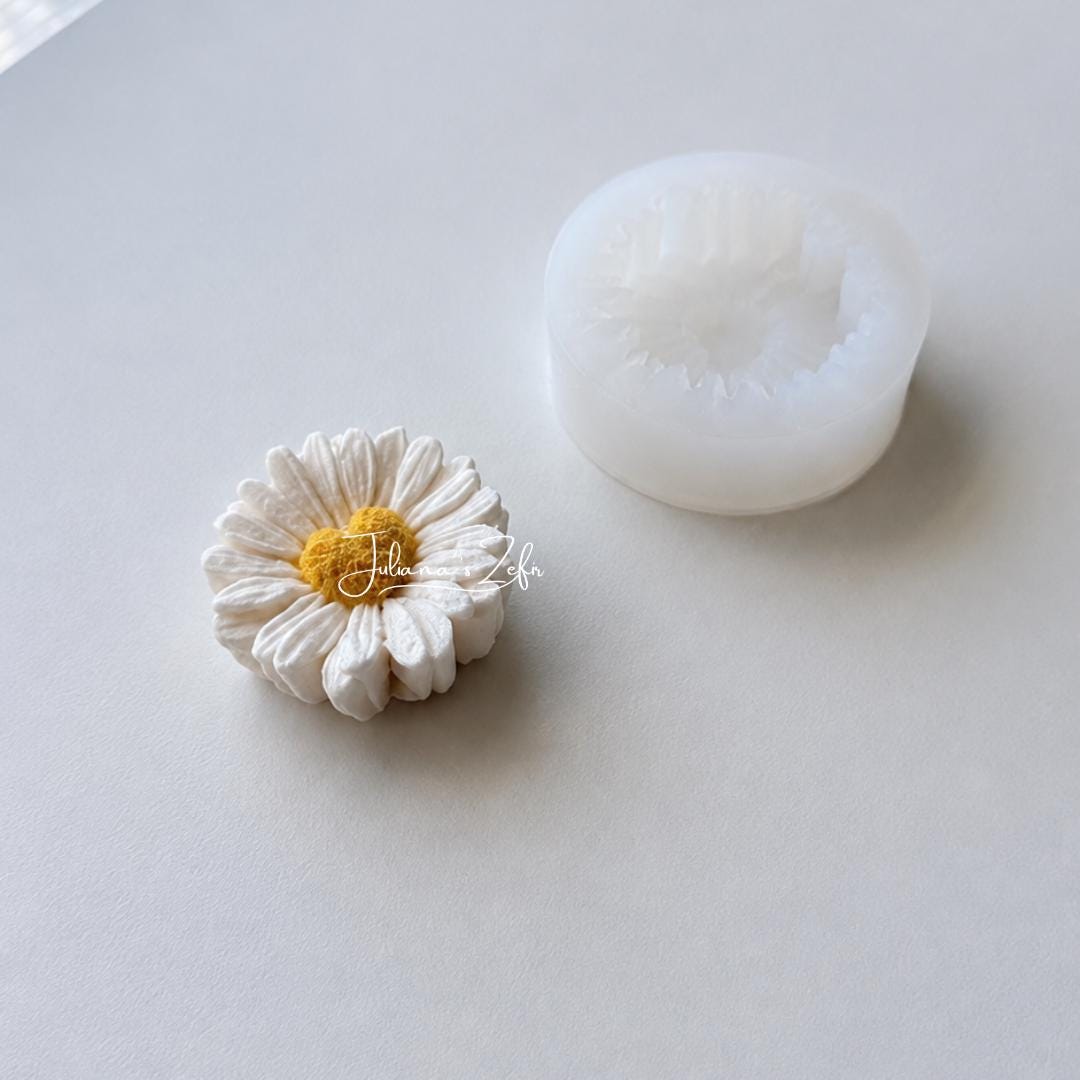 Daisy Heart Silicone Mold | food grade marshmallow zefir decorating tool