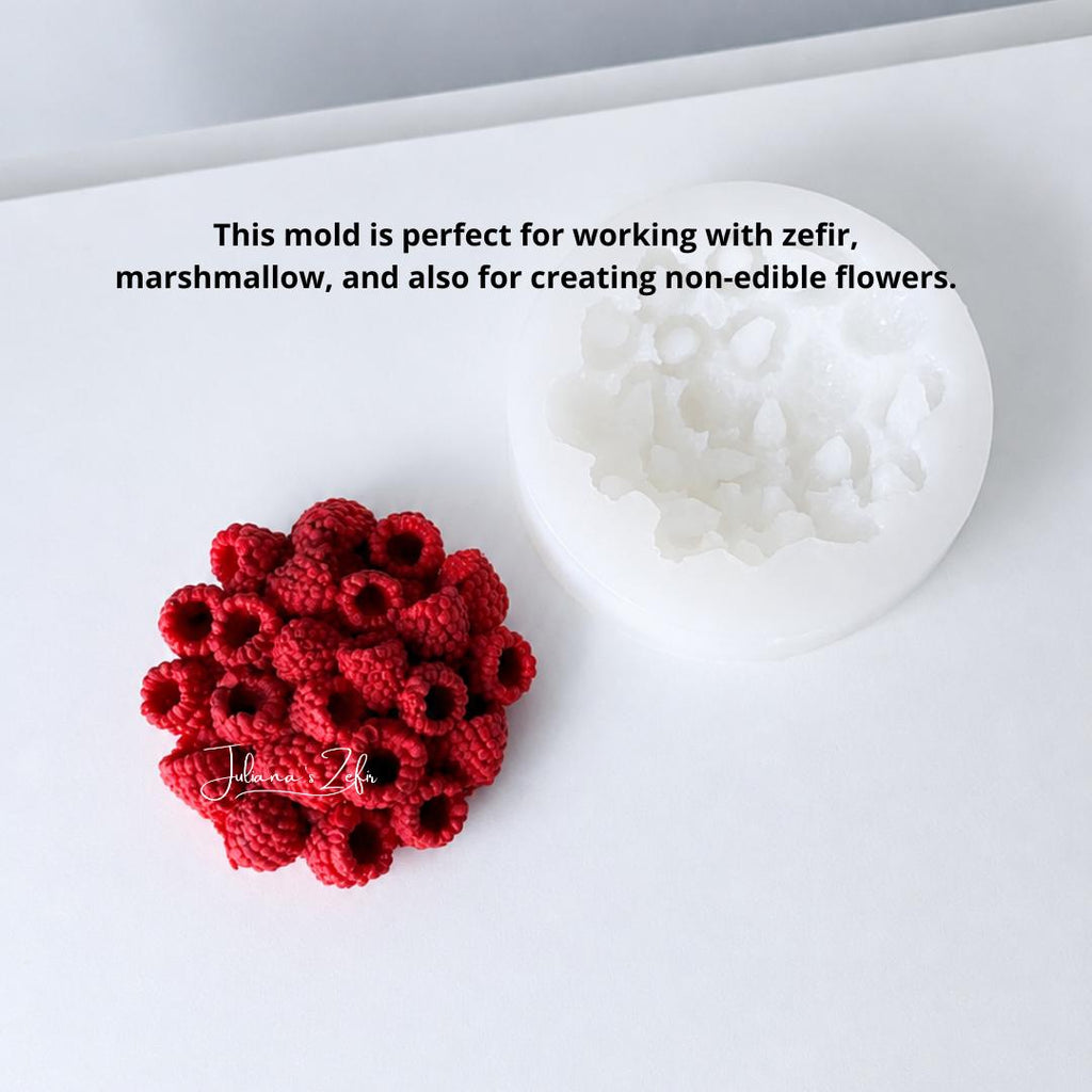 Raspberry Cake Silicone Mold | food grade marshmallow zefir decorating tool