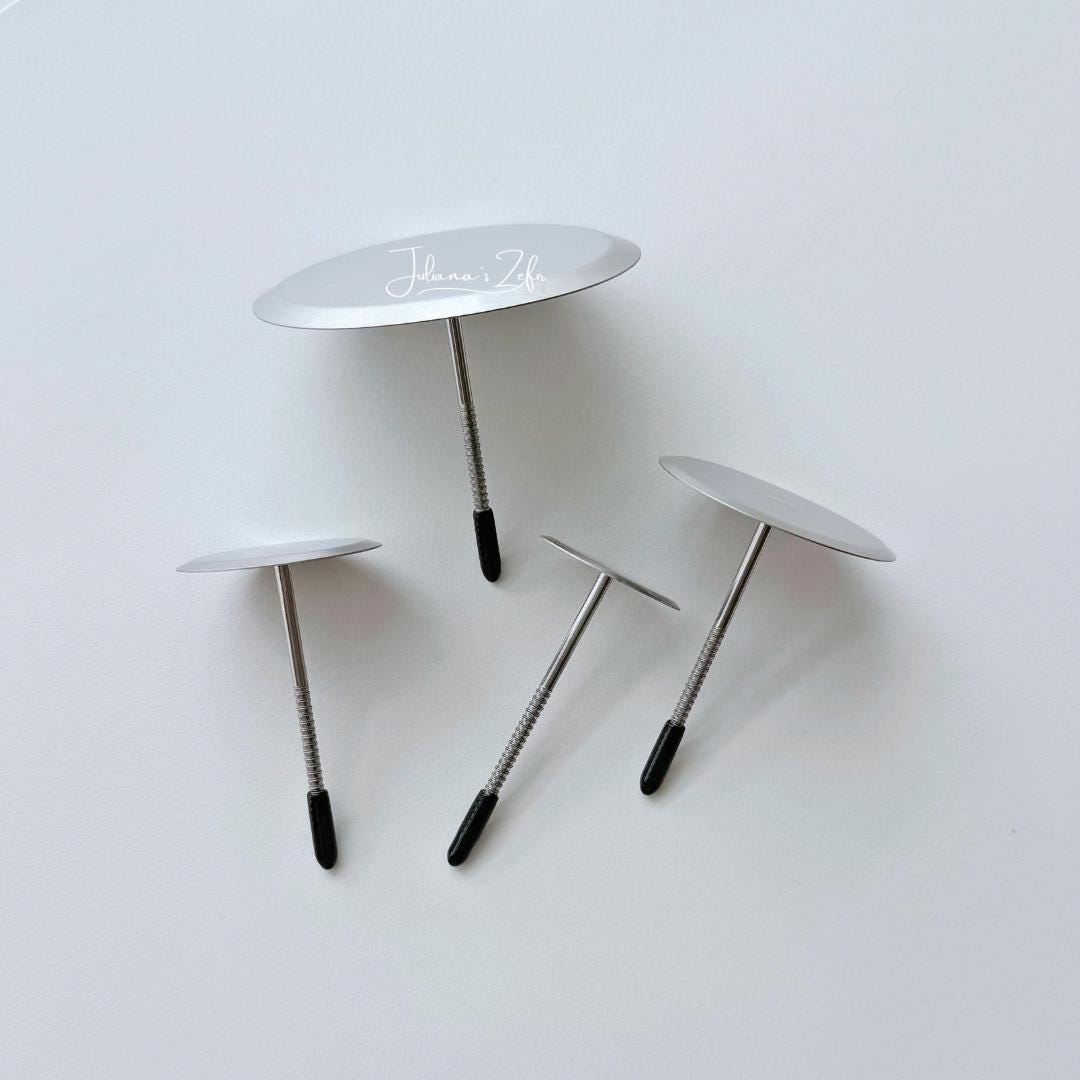 Flower Nail set of 4 for piping zefir flowers, buttercream piping nozzles