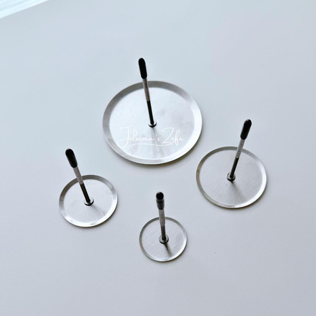 Flower Nail set of 4 for piping zefir flowers, buttercream piping nozzles
