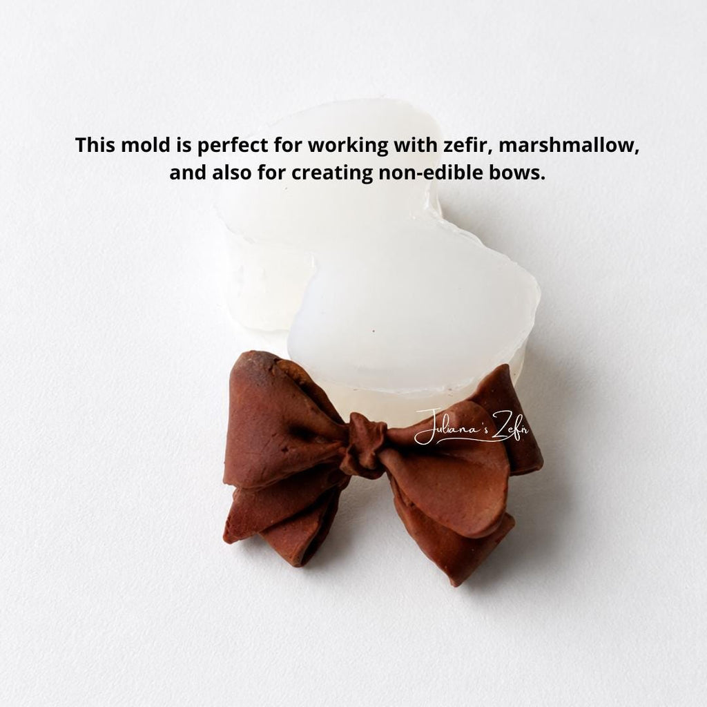 Small Bow Silicone Mold | food grade marshmallow zefir decorating tool