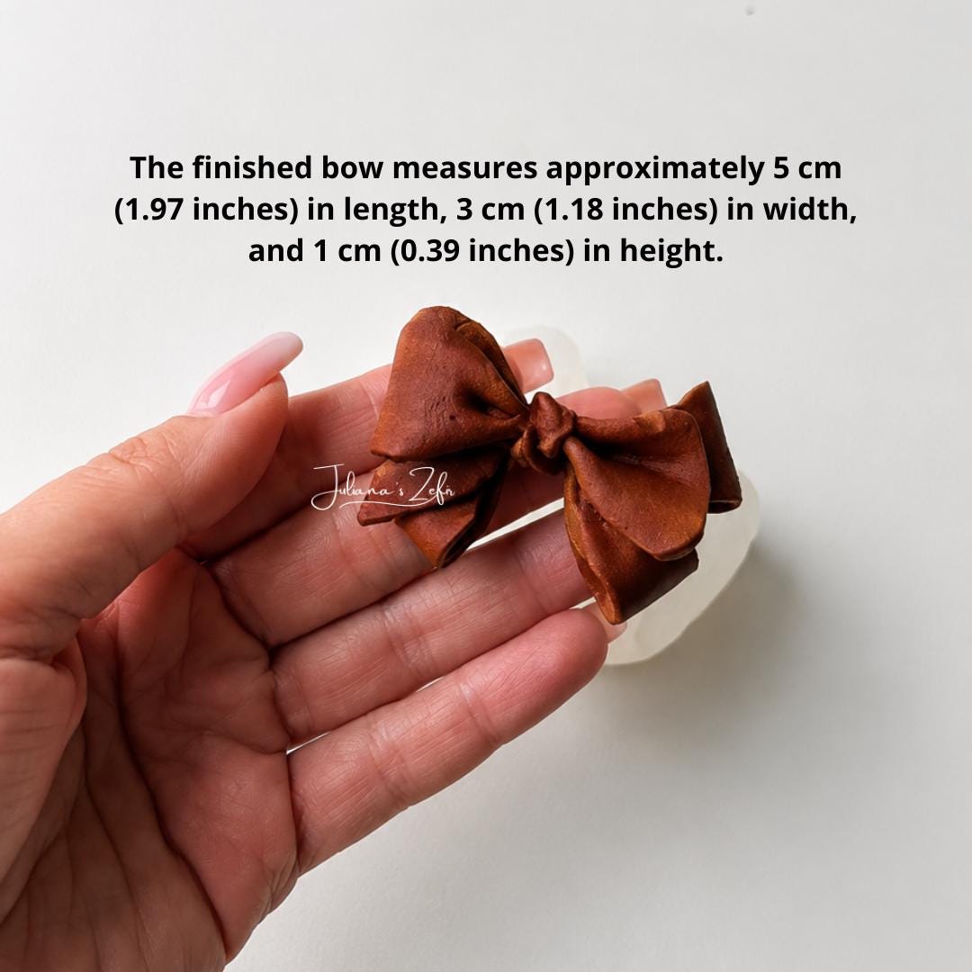 Small Bow Silicone Mold | food grade marshmallow zefir decorating tool