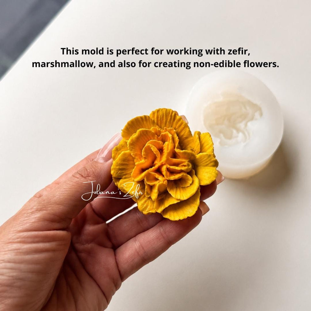 Carnation Small Silicone Mold | food grade marshmallow zefir decorating tool