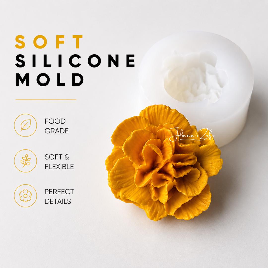 Carnation Small Silicone Mold | food grade marshmallow zefir decorating tool