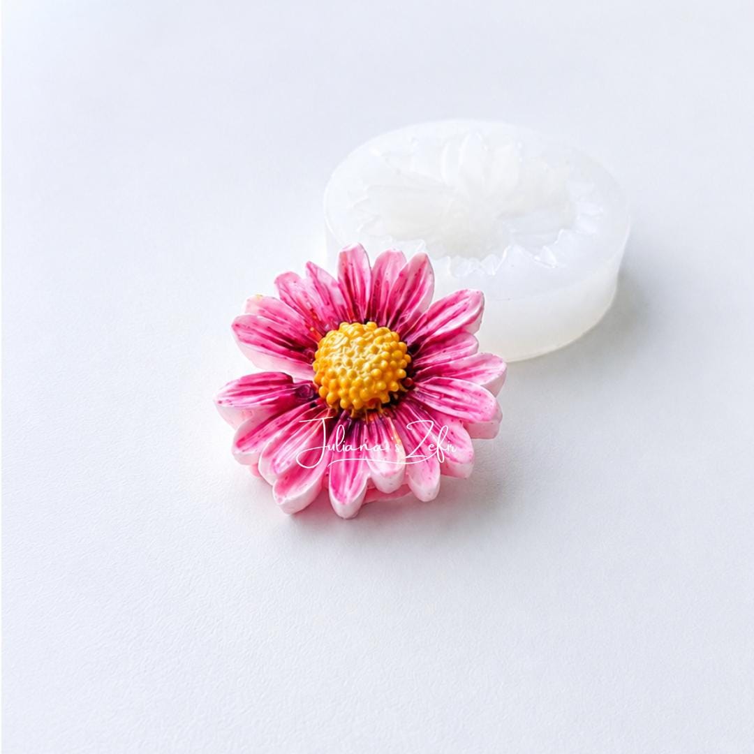 Carmine Blush Mum Silicone Mold | food grade marshmallow zefir decorating tool