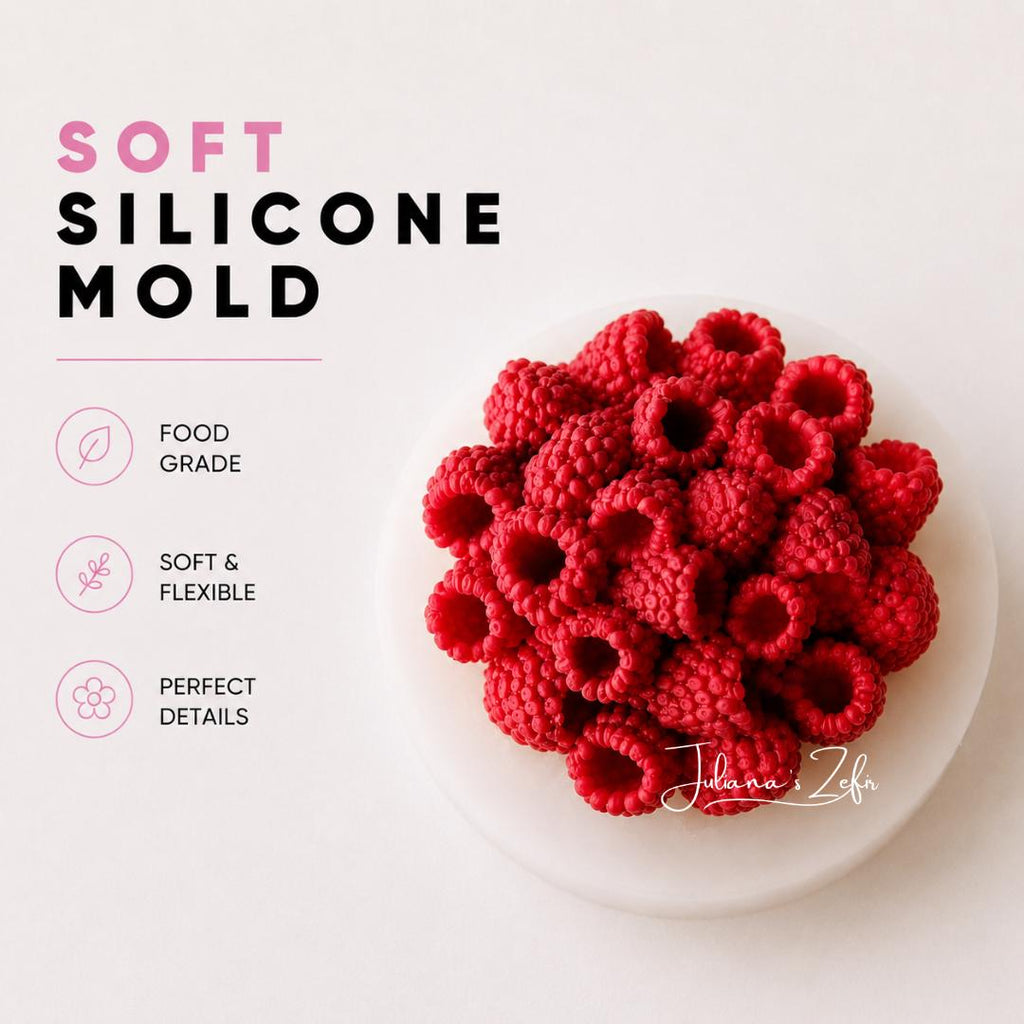 Raspberry Cake Silicone Mold | food grade marshmallow zefir decorating tool