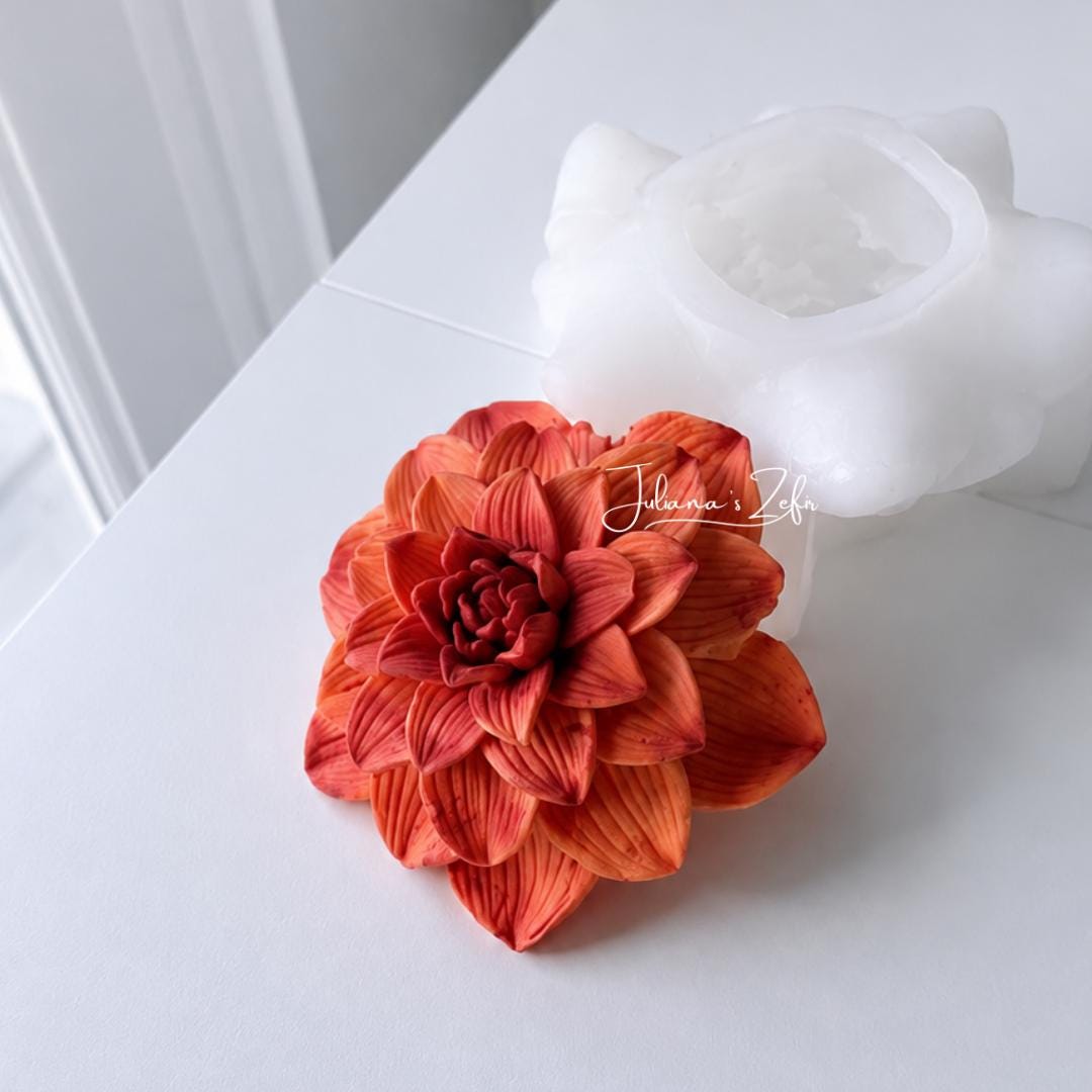 Bento Dahlia Silicone Mold | food grade marshmallow zefir decorating tool