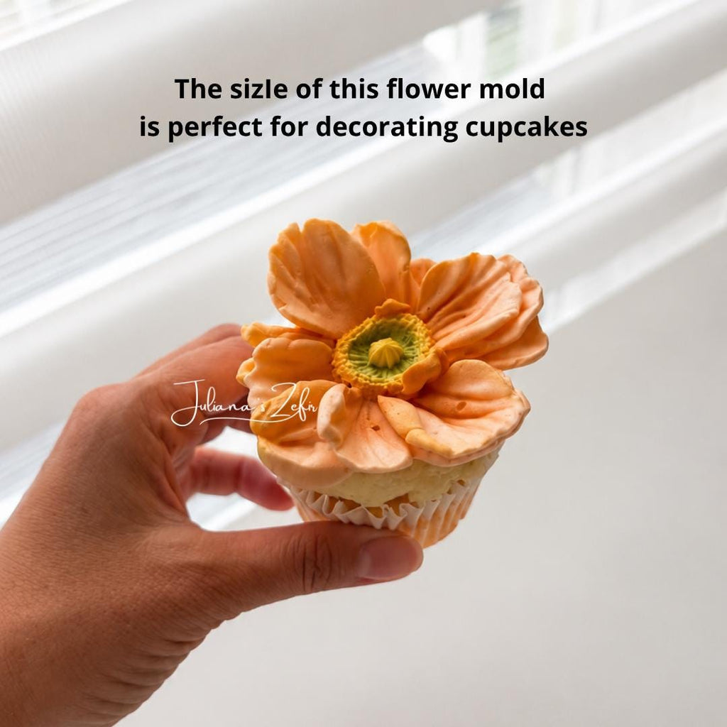 Poppy Fantasy Silicone Mold | food grade marshmallow zefir decorating tool
