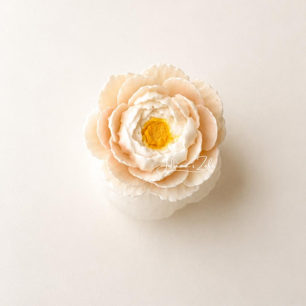 Peony Renkaku Silicone Mold | food grade marshmallow zefir decorating tool