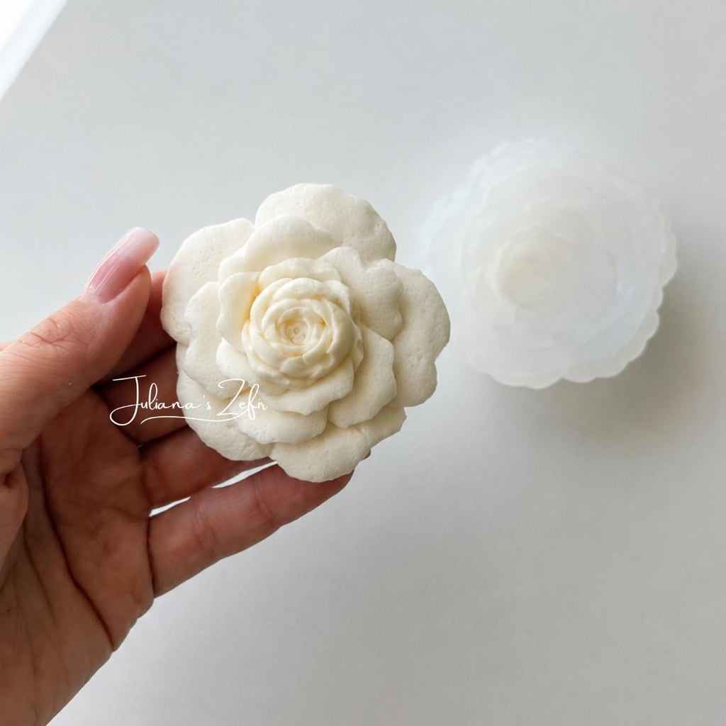 Rose Moondance soft Silicone Mold | food grade marshmallow zefir decorating tool