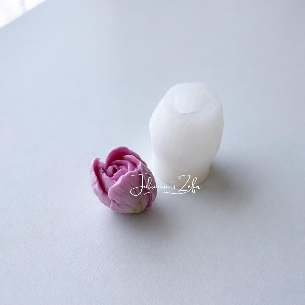 Tulip Bud Silicone Mold | food grade marshmallow zefir decorating tool